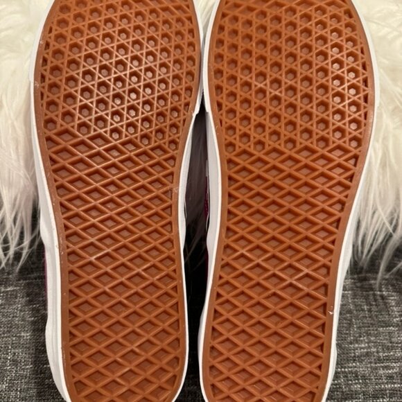 Vans Checkerboard Classic Slip-On Men Size 13 Fuscia Red Purple NWOT - Picture 8 of 9